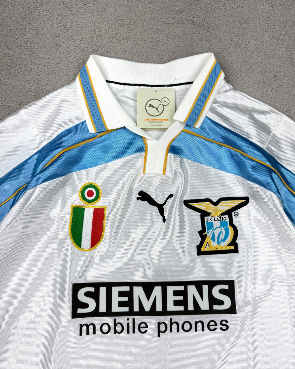 CAMISETA RETRÔ LAZIO 2000 - 2001