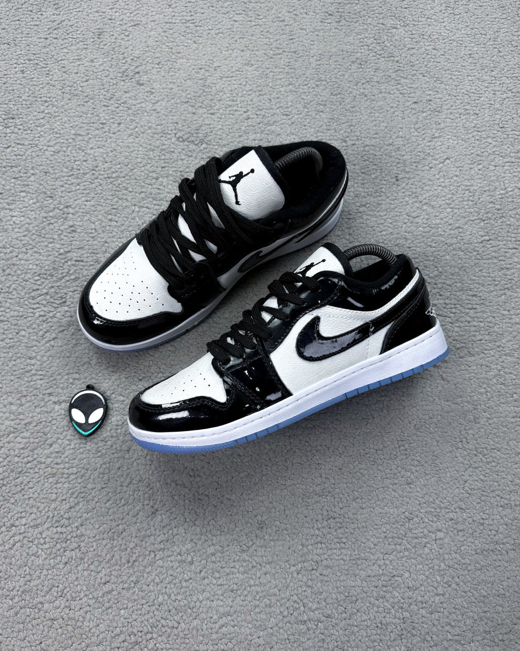 TÊNIS NK DUNK AIR JORDAN VERNIZ