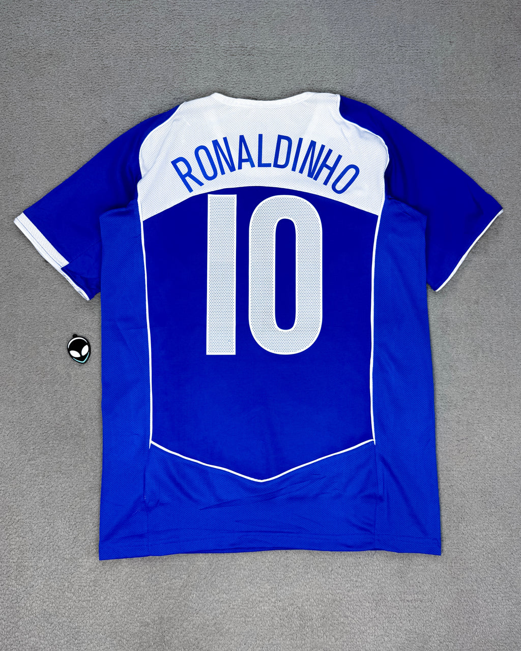 CAMISETA RETRÔ BRASIL 2004 RONALDINHO 2004