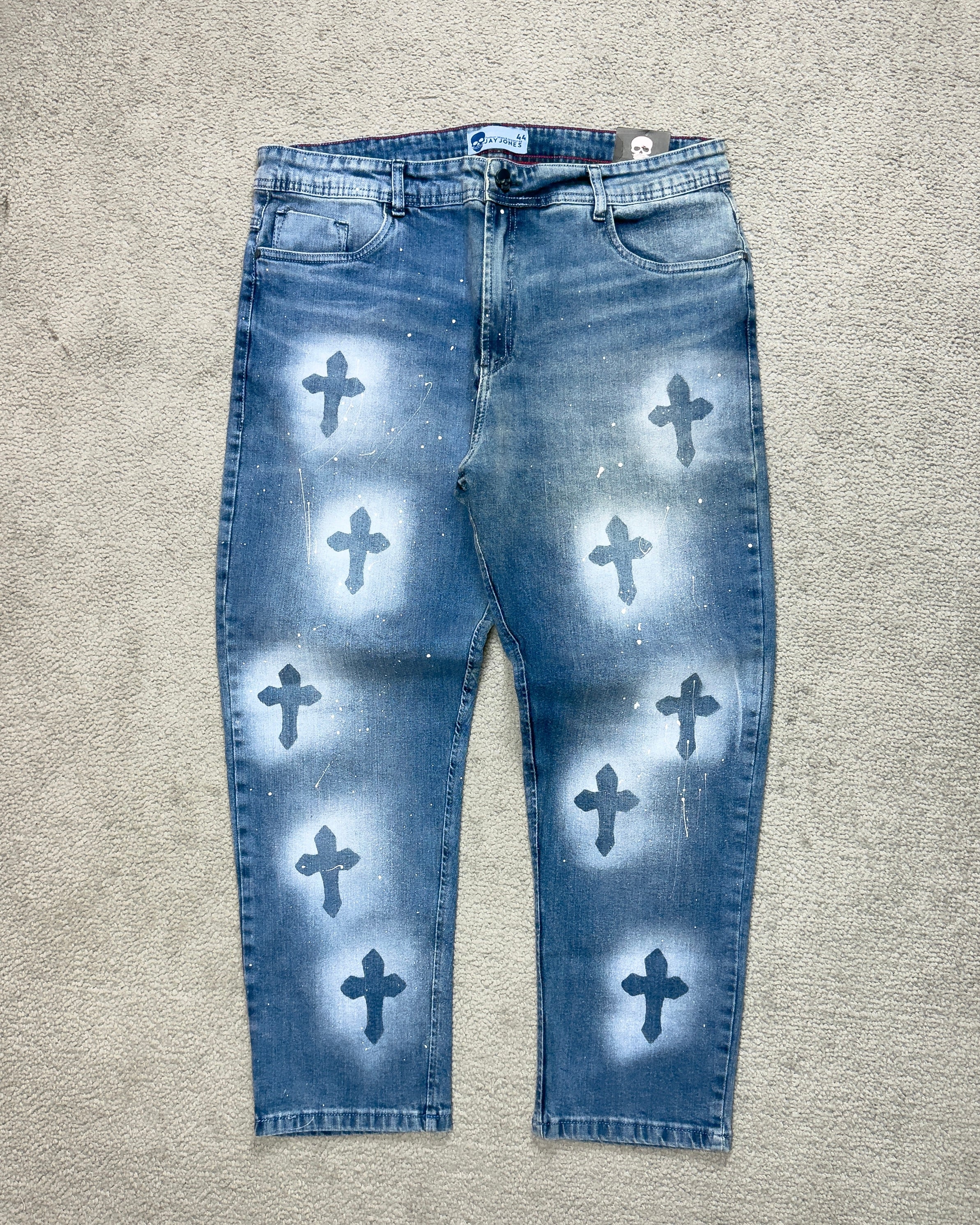 CALÇA JEANS ESTONADA CRUZ