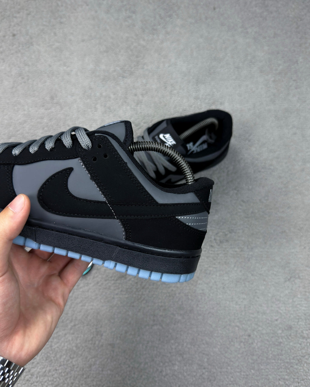 TÊNIS NK DUNK ALL BLACK/BLUE
