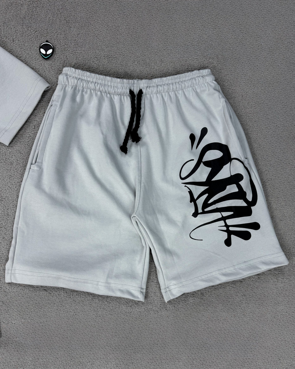 CONJUNTO DE VERÃO SYNA WORLD CINZA/PRETO
