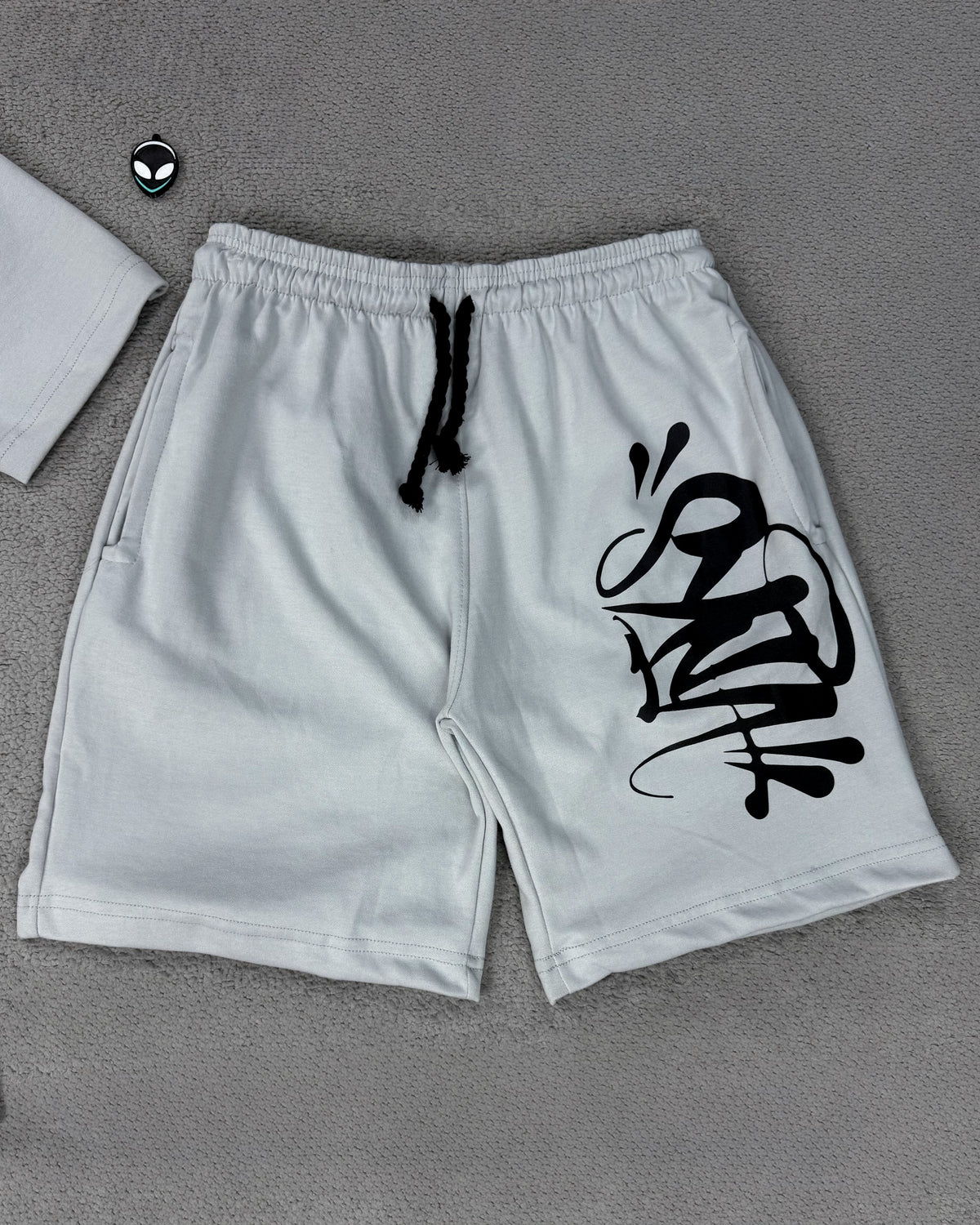 CONJUNTO DE VERÃO SYNA WORLD CINZA/PRETO
