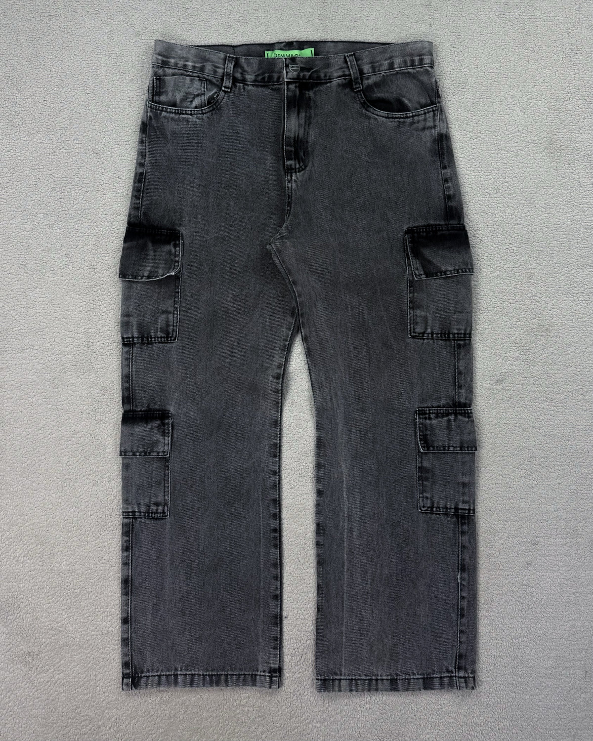 CALÇA JEANS CARGO 4 BOLSOS