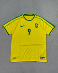CAMISETA RETRÔ BRASIL RONALDO 98
