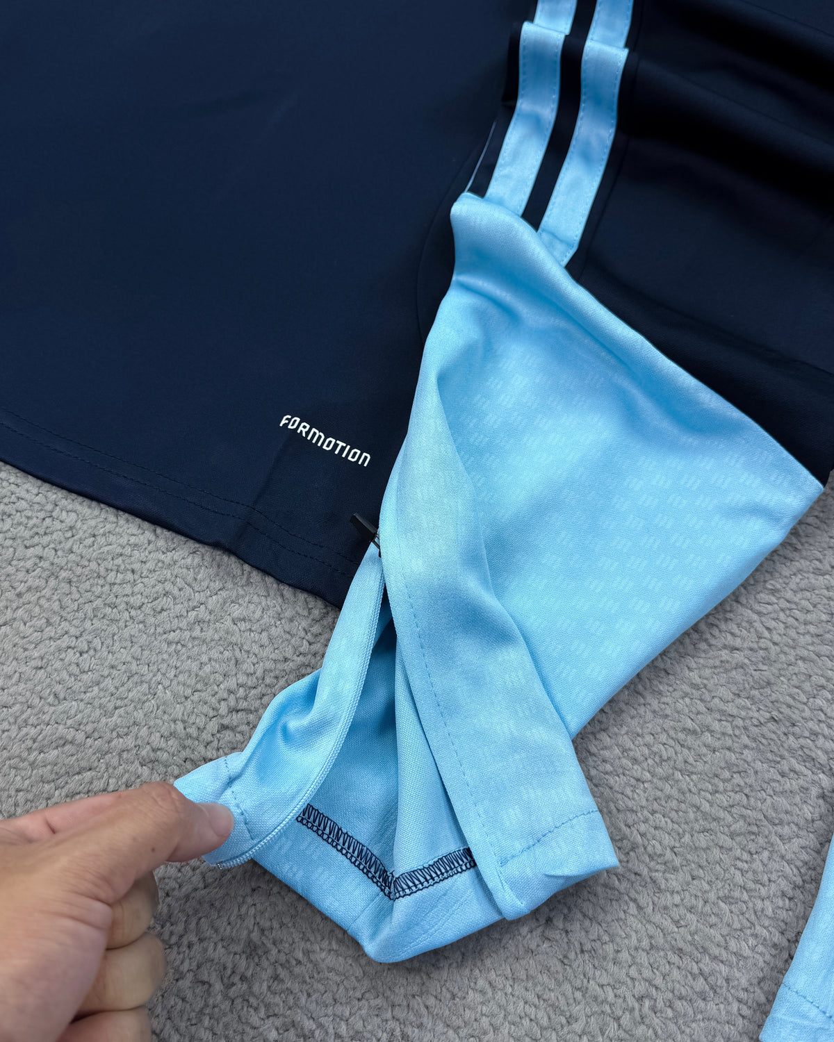 CONJUNTO DE TREINO ARGENTINA - AZUL MARINHO/BEBÊ