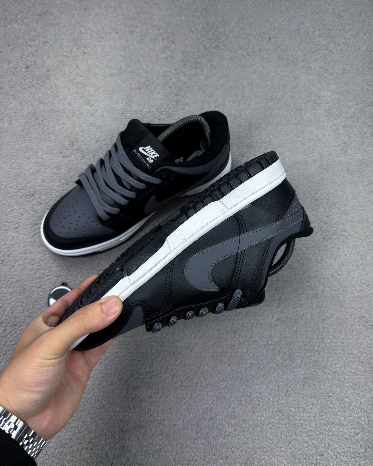 TÊNIS NK DUNK ALL BLACK/GRAY