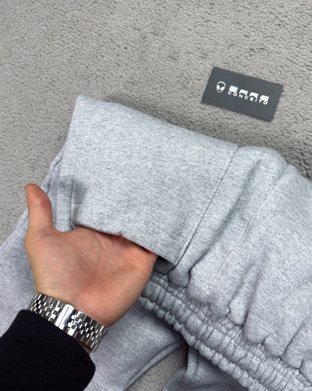 CALÇA NK MOLETOM SWOOSH BORDADA