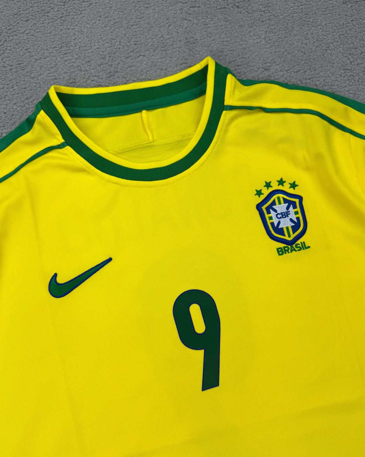 CAMISETA RETRÔ BRASIL RONALDO 98