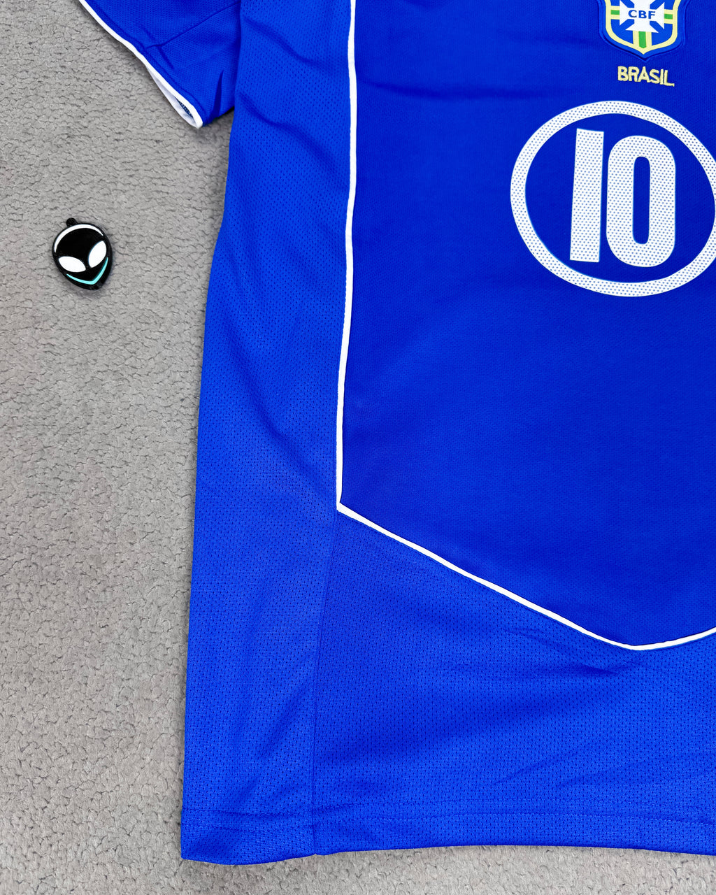 CAMISETA RETRÔ BRASIL 2004 RONALDINHO 2004