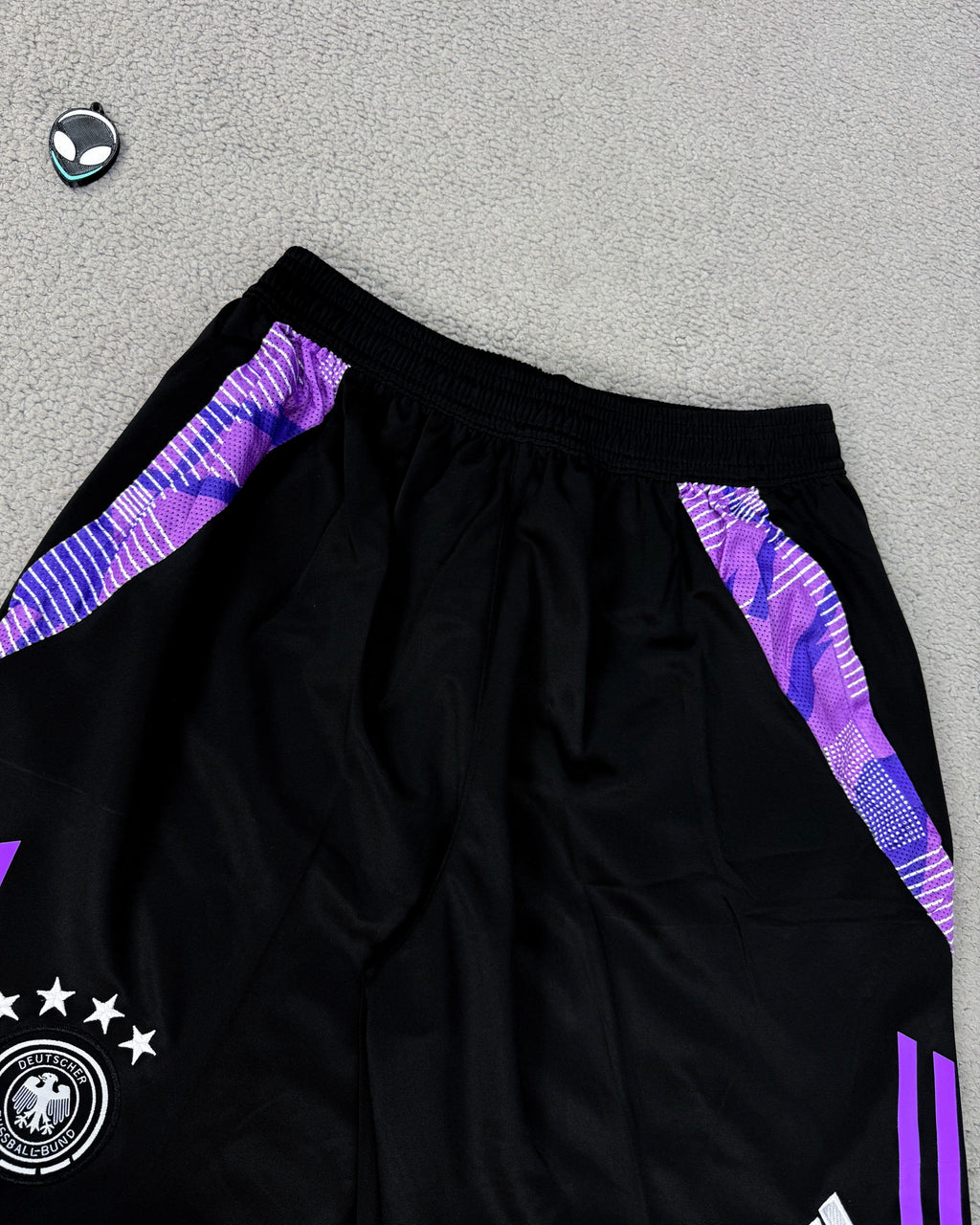 CONJUNTO TREINO VERÃO ALEMANHA PRETO/ROXO