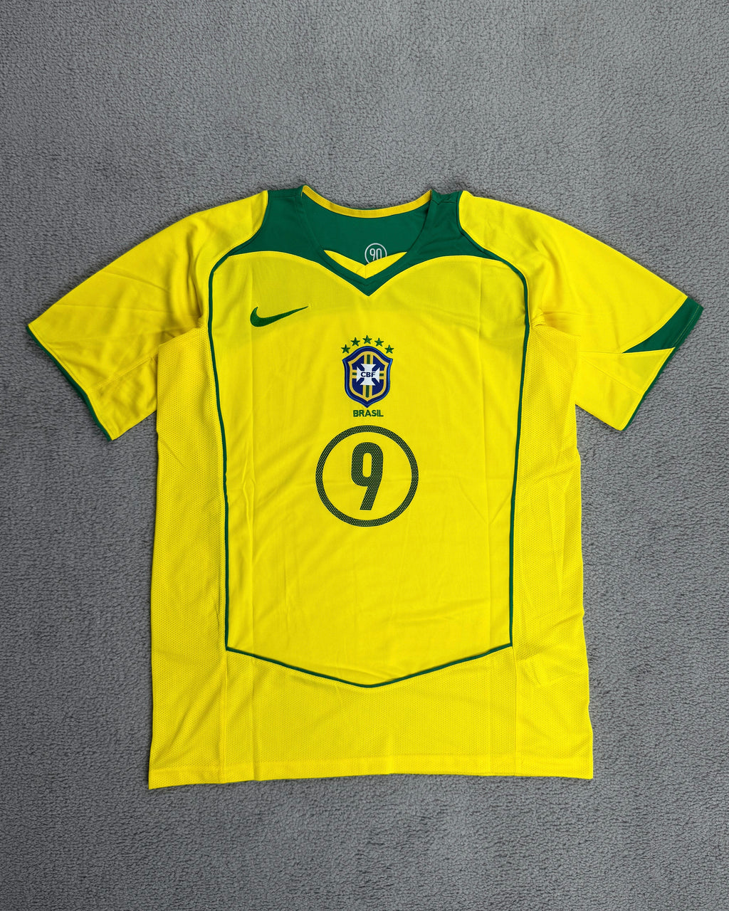 CAMISA RETRÔ BRASIL TOTAL 90 RONALDO 2004/2005