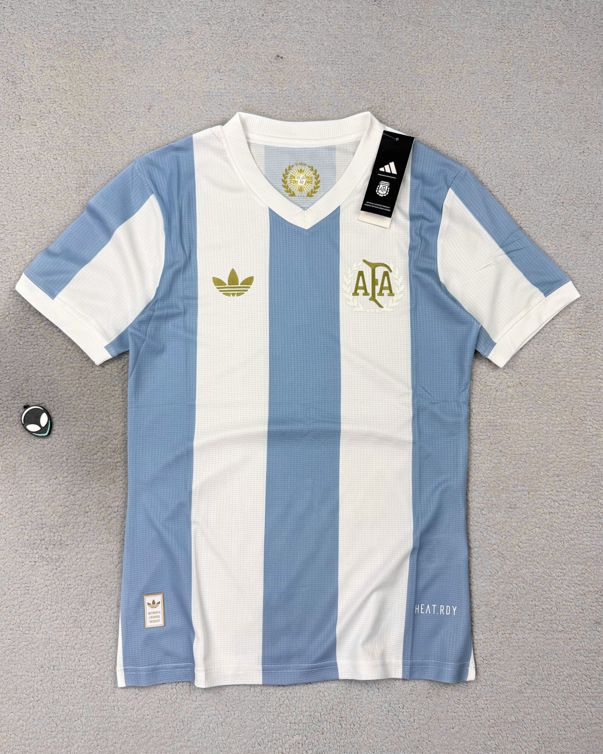 CAMISETA RETRÔ ARGENTINA COMEMORATIVA 50 ANOS