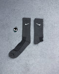 MEIA NK SWOOSH CINZA