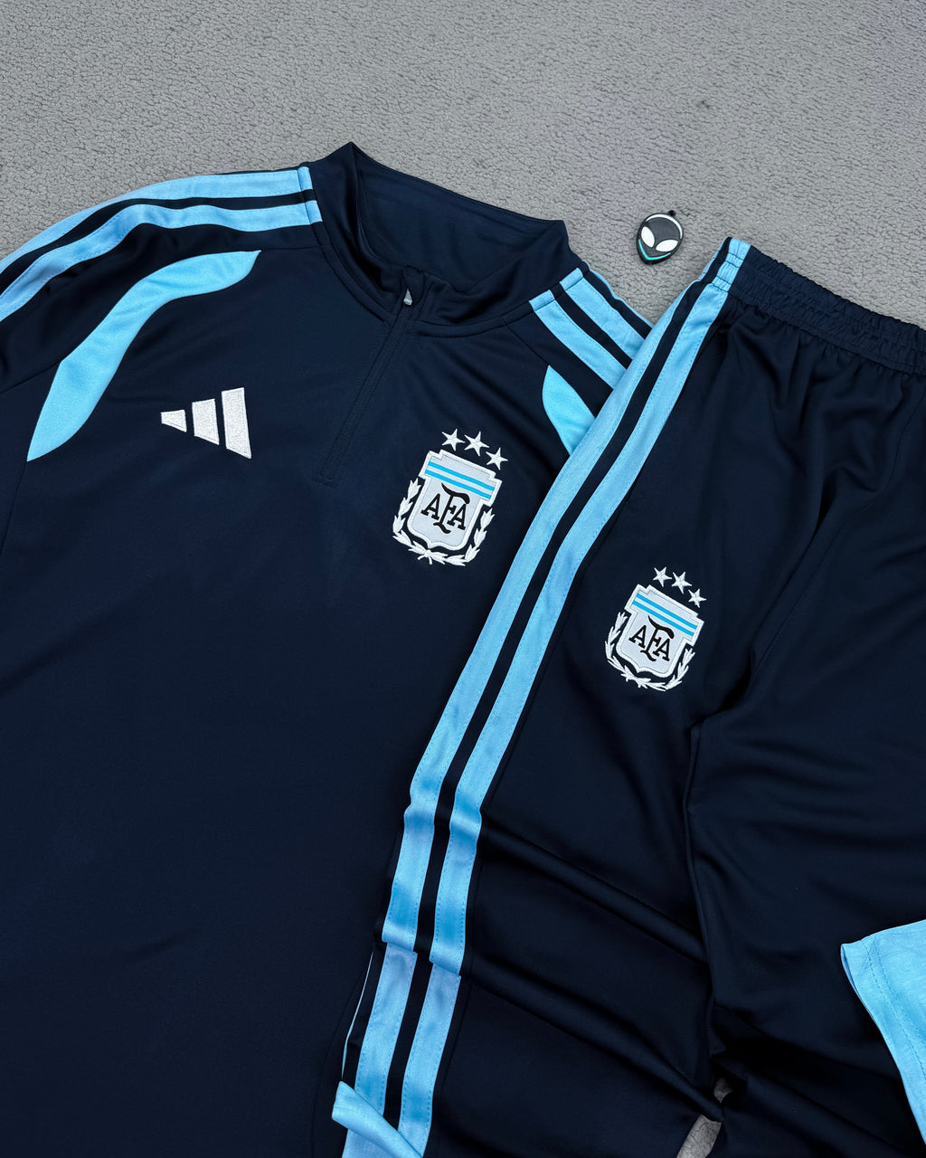 CONJUNTO DE TREINO ARGENTINA - AZUL MARINHO/BEBÊ