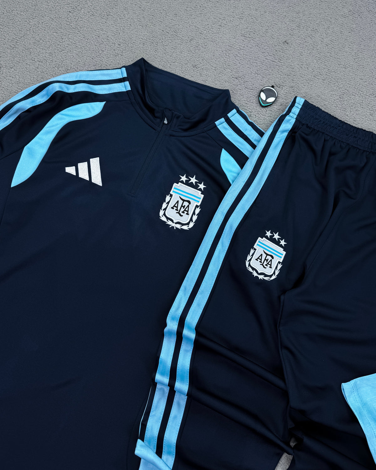 CONJUNTO DE TREINO ARGENTINA - AZUL MARINHO/BEBÊ