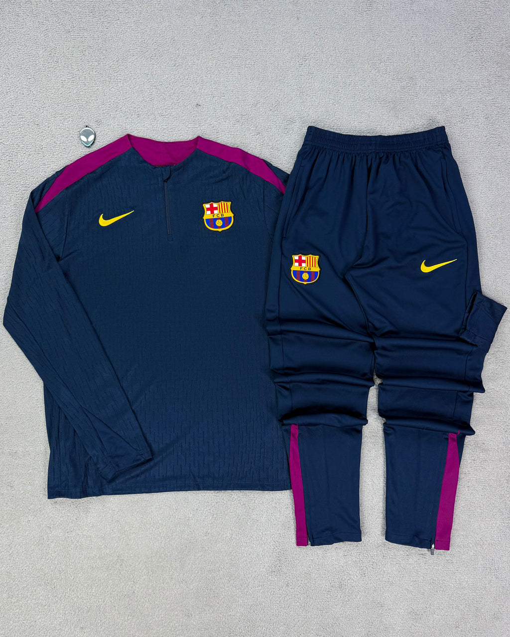 CONJUNTO TREINO BARCELONA AZUL/ ROXO