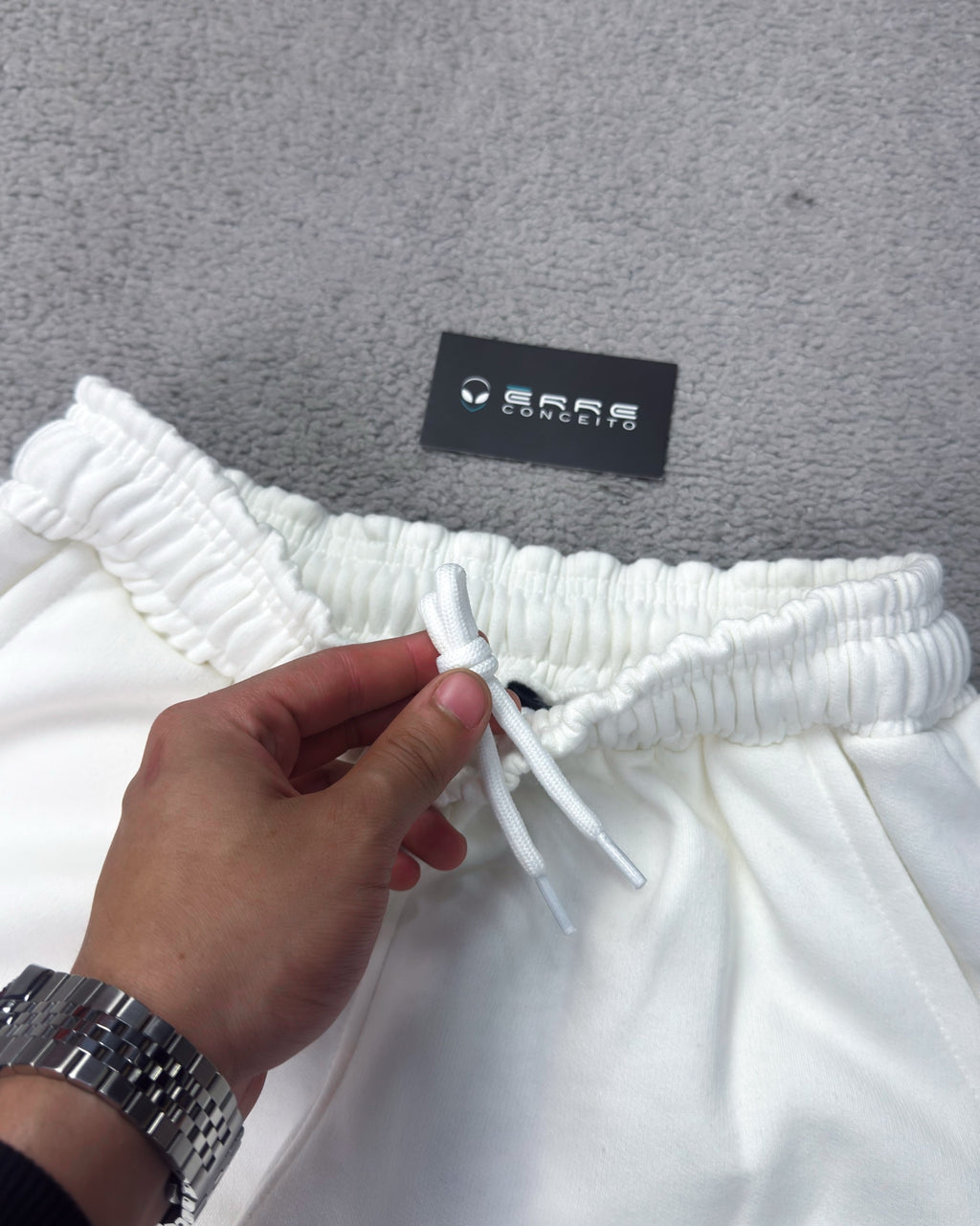CALÇA MOLETOM NK ICON EMBORRACHADA