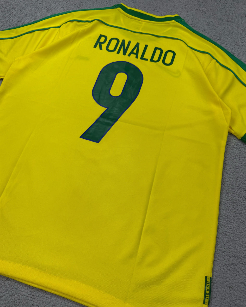 CAMISETA RETRÔ BRASIL RONALDO 98