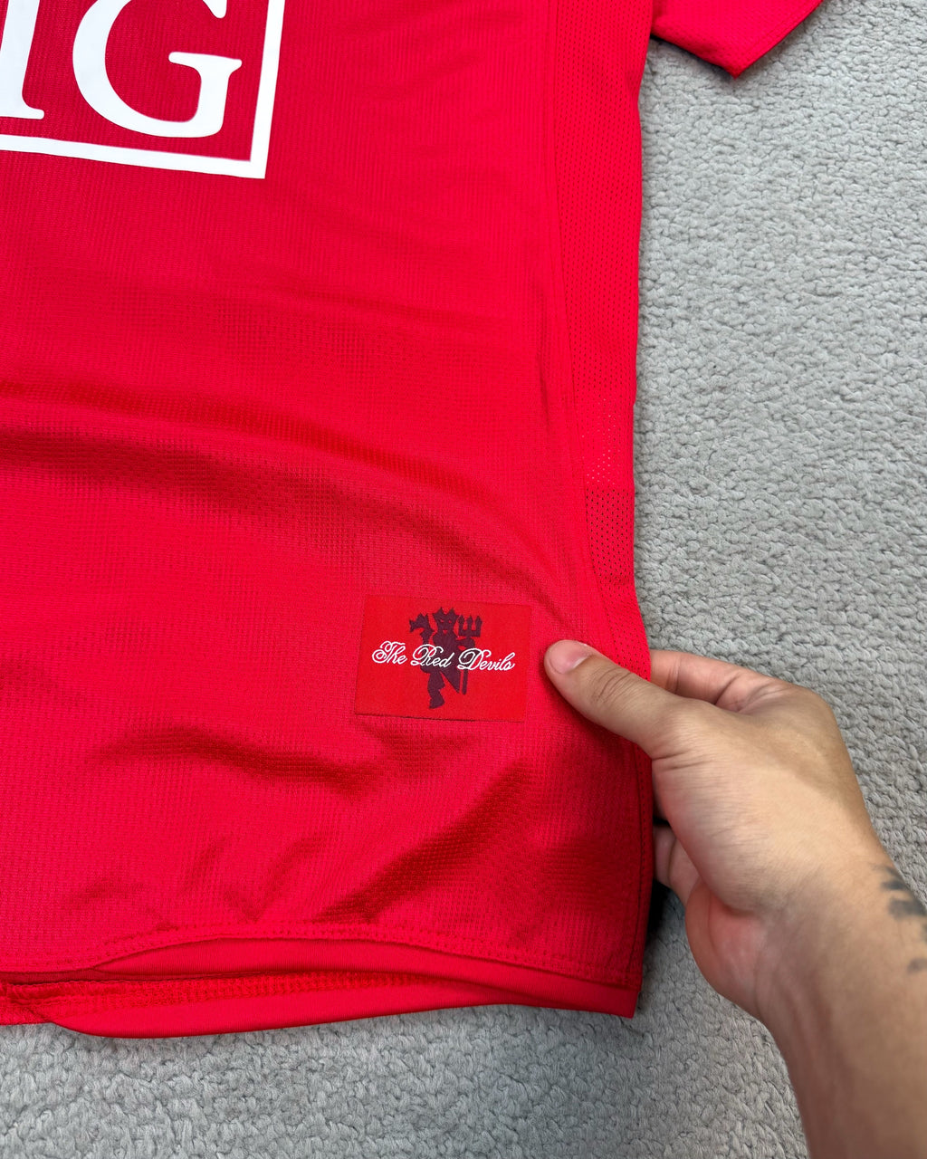 CAMISETA RETRÔ MANCHESTER UNITED CR7 2008