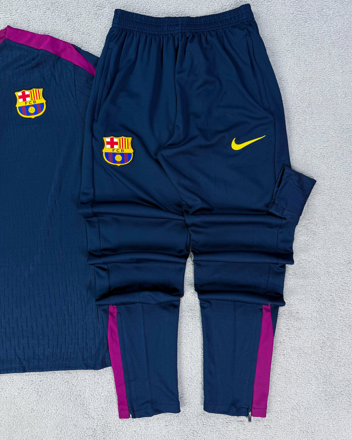 CONJUNTO TREINO BARCELONA AZUL/ ROXO
