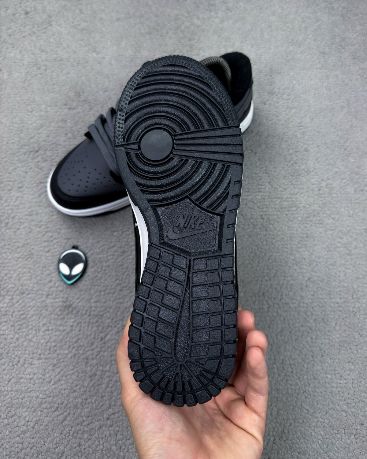 TÊNIS NK DUNK ALL BLACK/GRAY