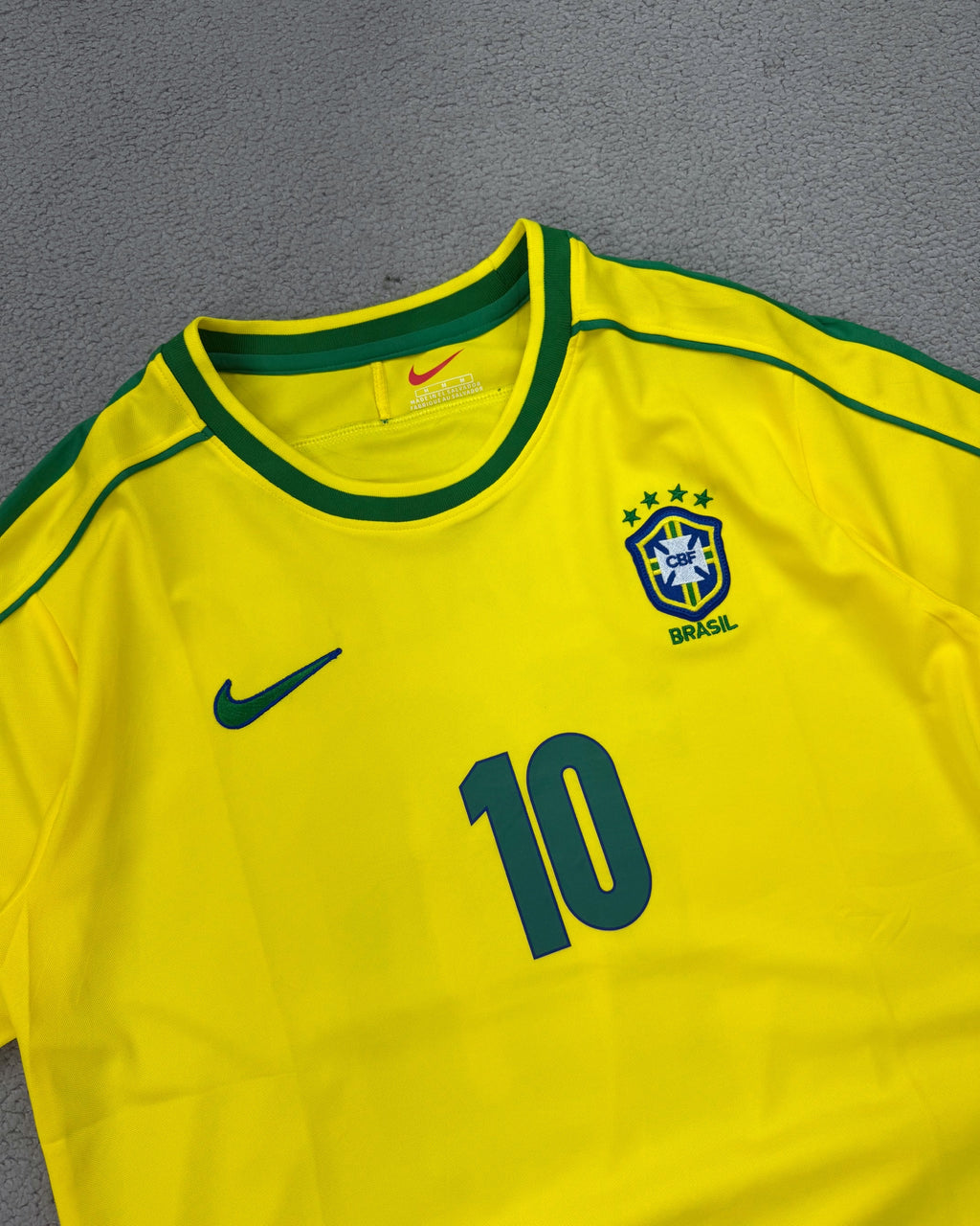 CAMISETA BRASIL RIVALDO COPA 1998