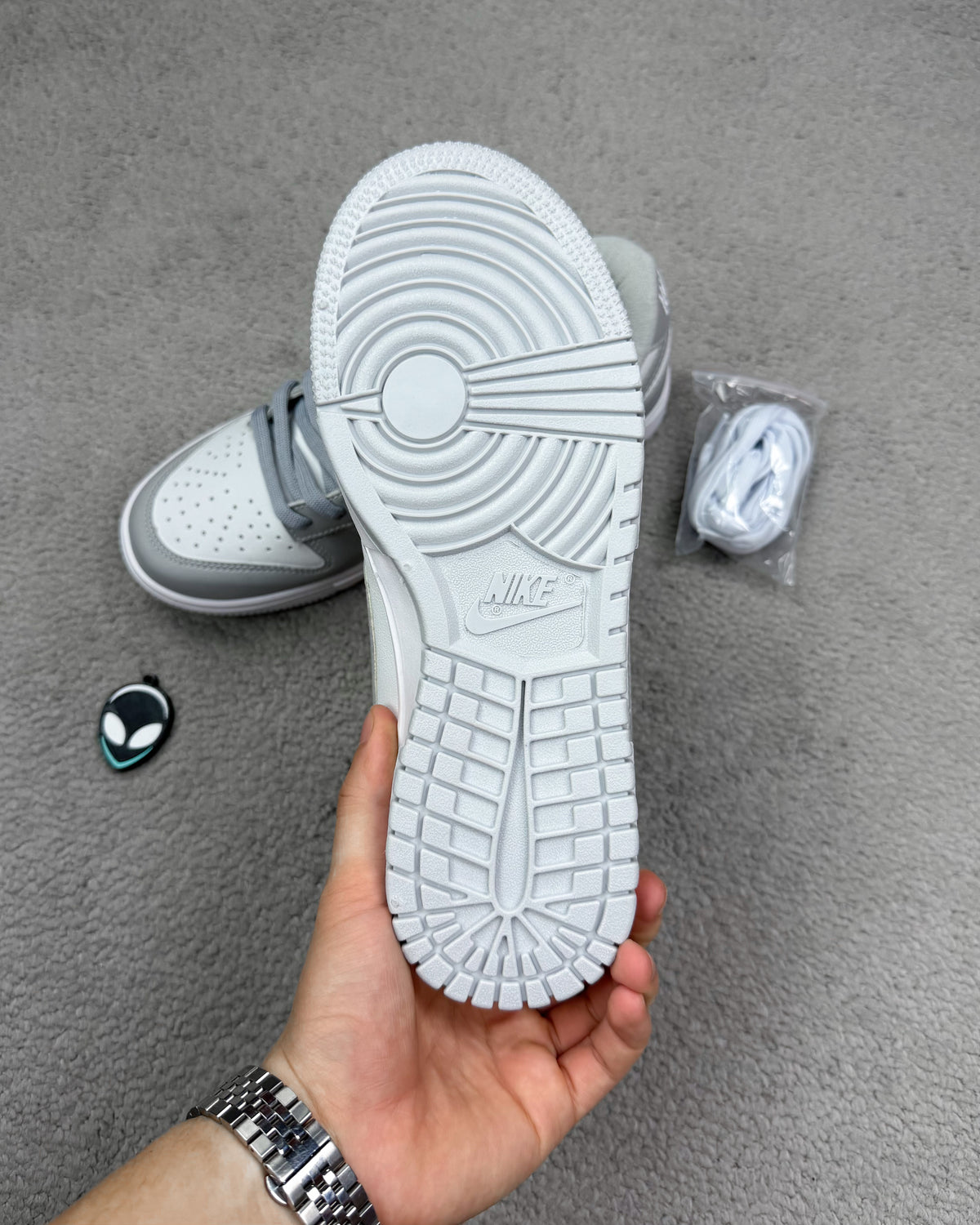 TÊNIS NK DUNK GREY FOG