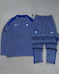 CONJUNTO TREINO INTER DE MILÃO CINZA/AZUL