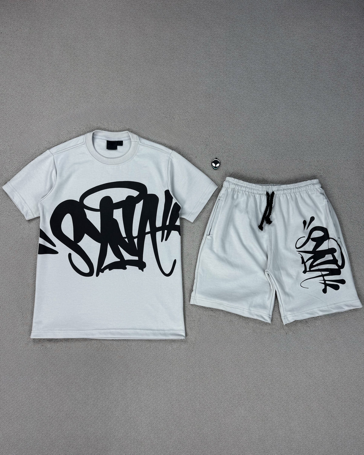 CONJUNTO DE VERÃO SYNA WORLD CINZA/PRETO