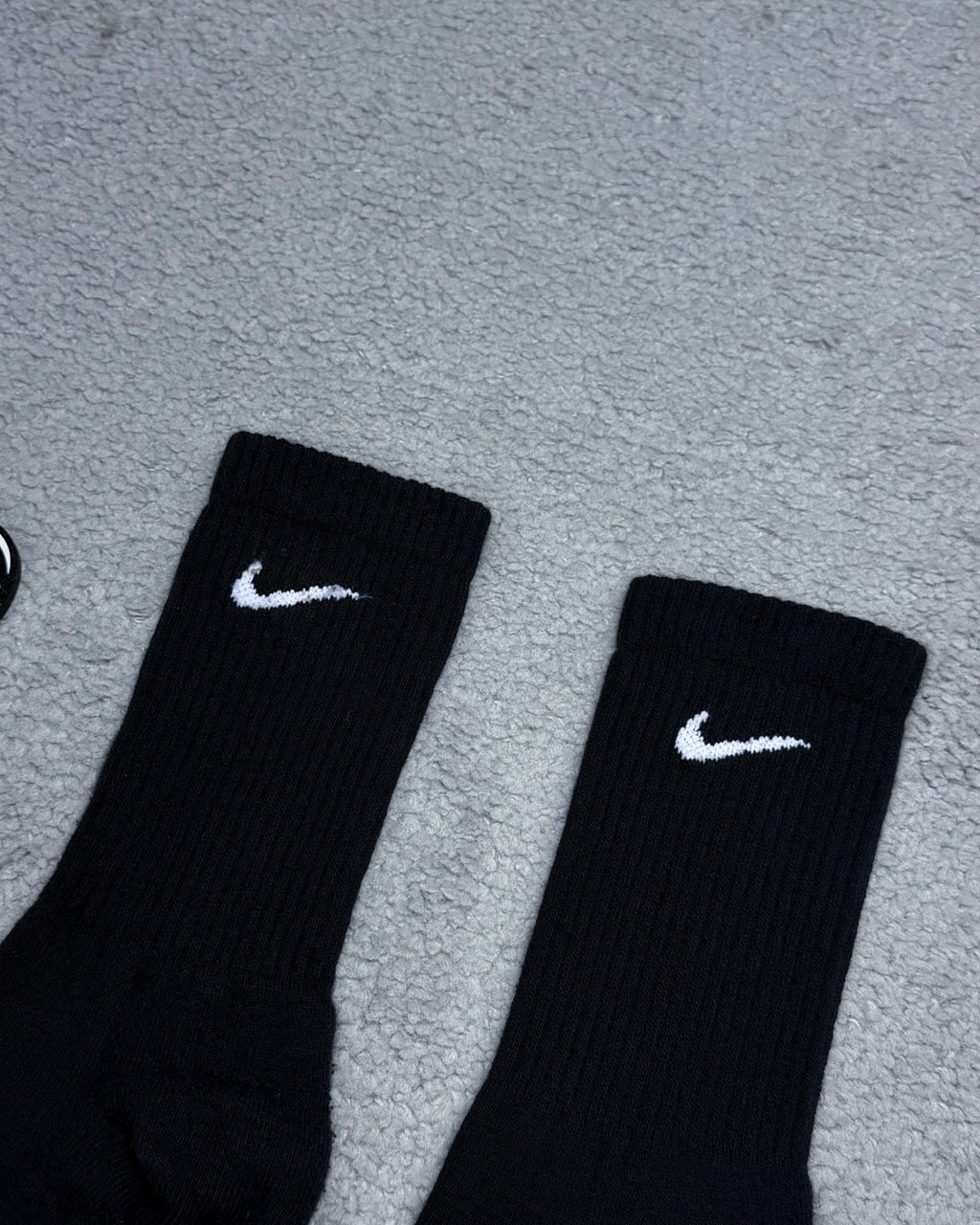 MEIA NK SWOOSH PRETA