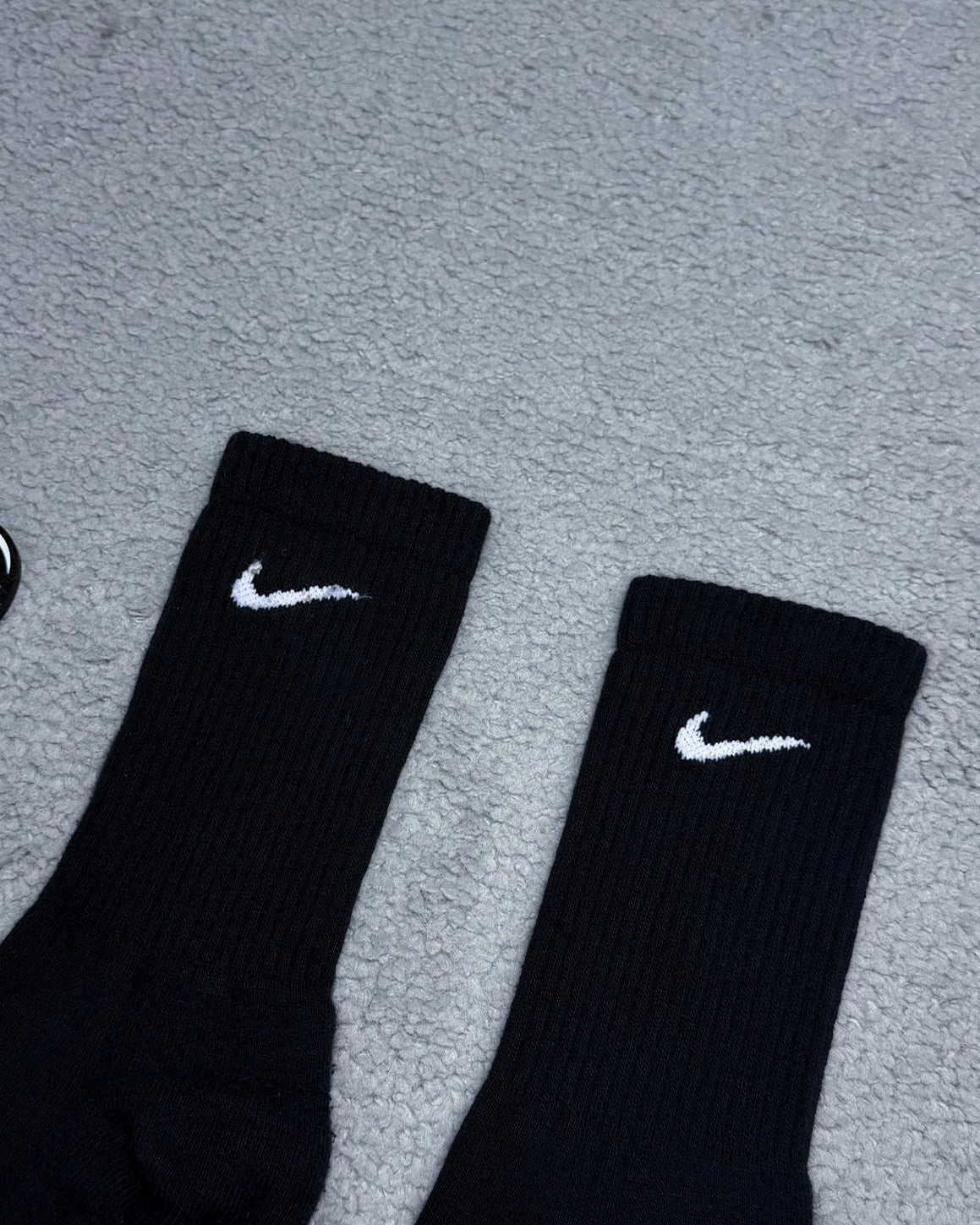MEIA NK SWOOSH PRETA