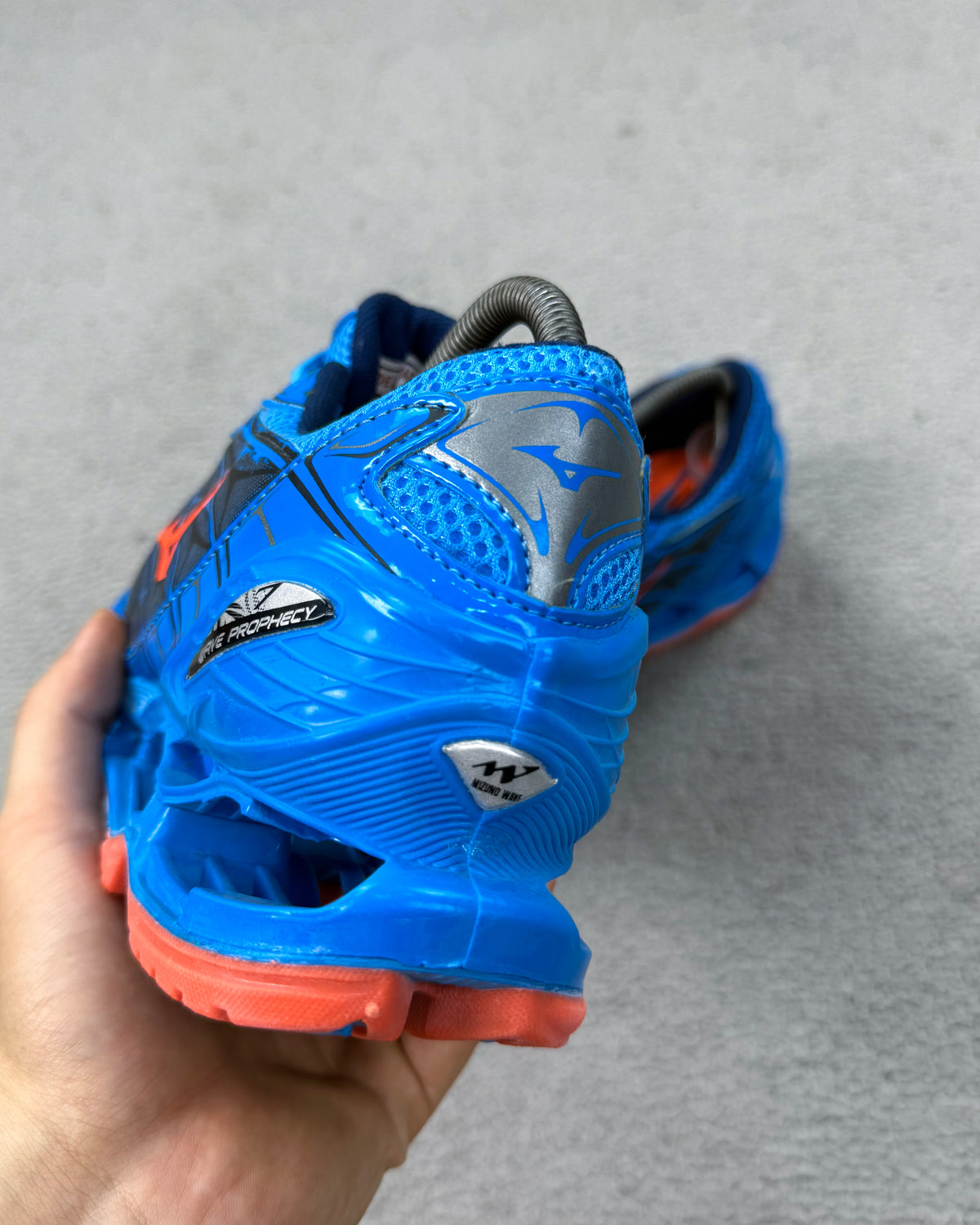 TÊNIS MZ WAVE PROPHECY 7 AZUL/LARANJA