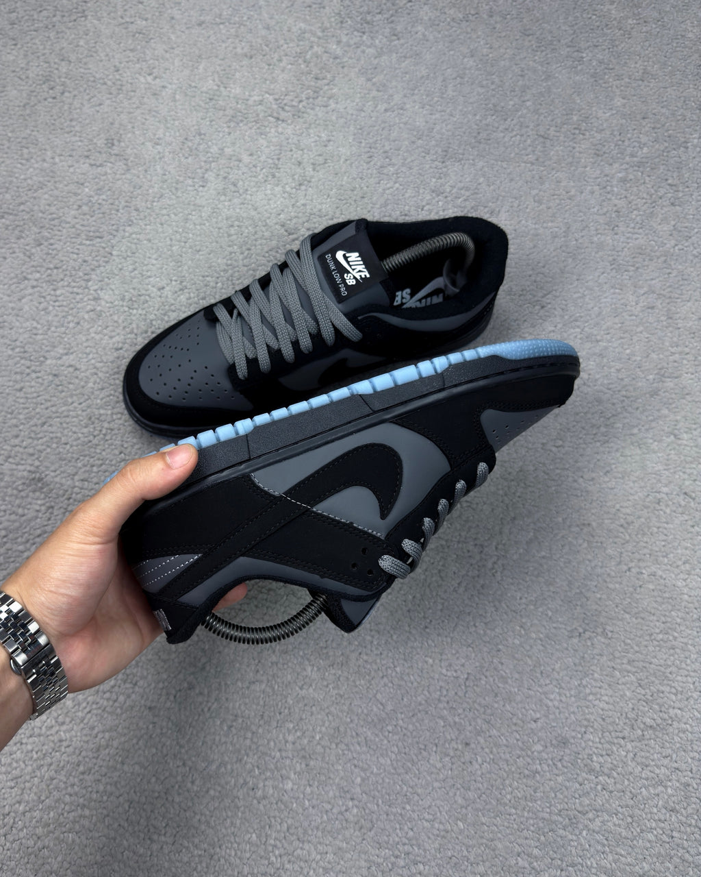 TÊNIS NK DUNK ALL BLACK/BLUE