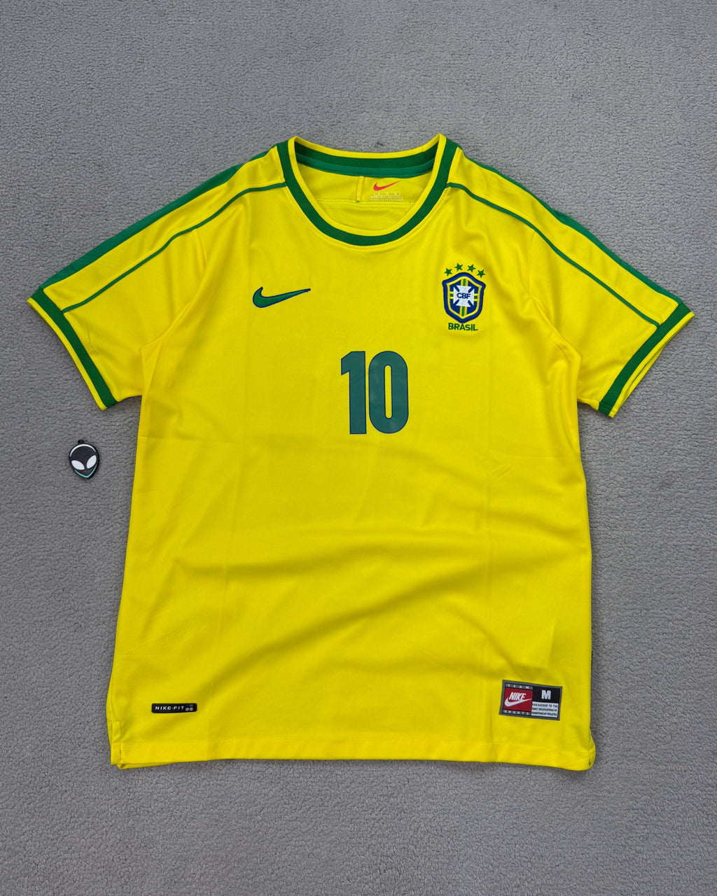 CAMISETA BRASIL RIVALDO COPA 1998