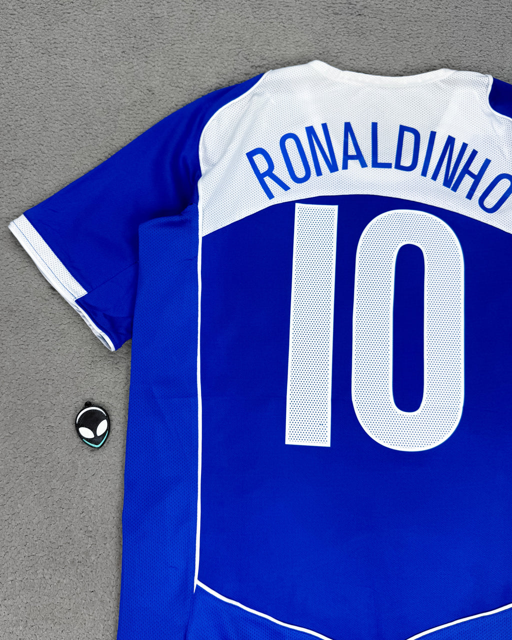 CAMISETA RETRÔ BRASIL 2004 RONALDINHO 2004