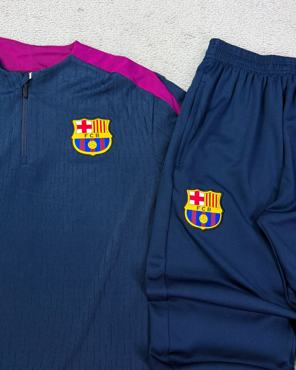 CONJUNTO TREINO BARCELONA AZUL/ ROXO