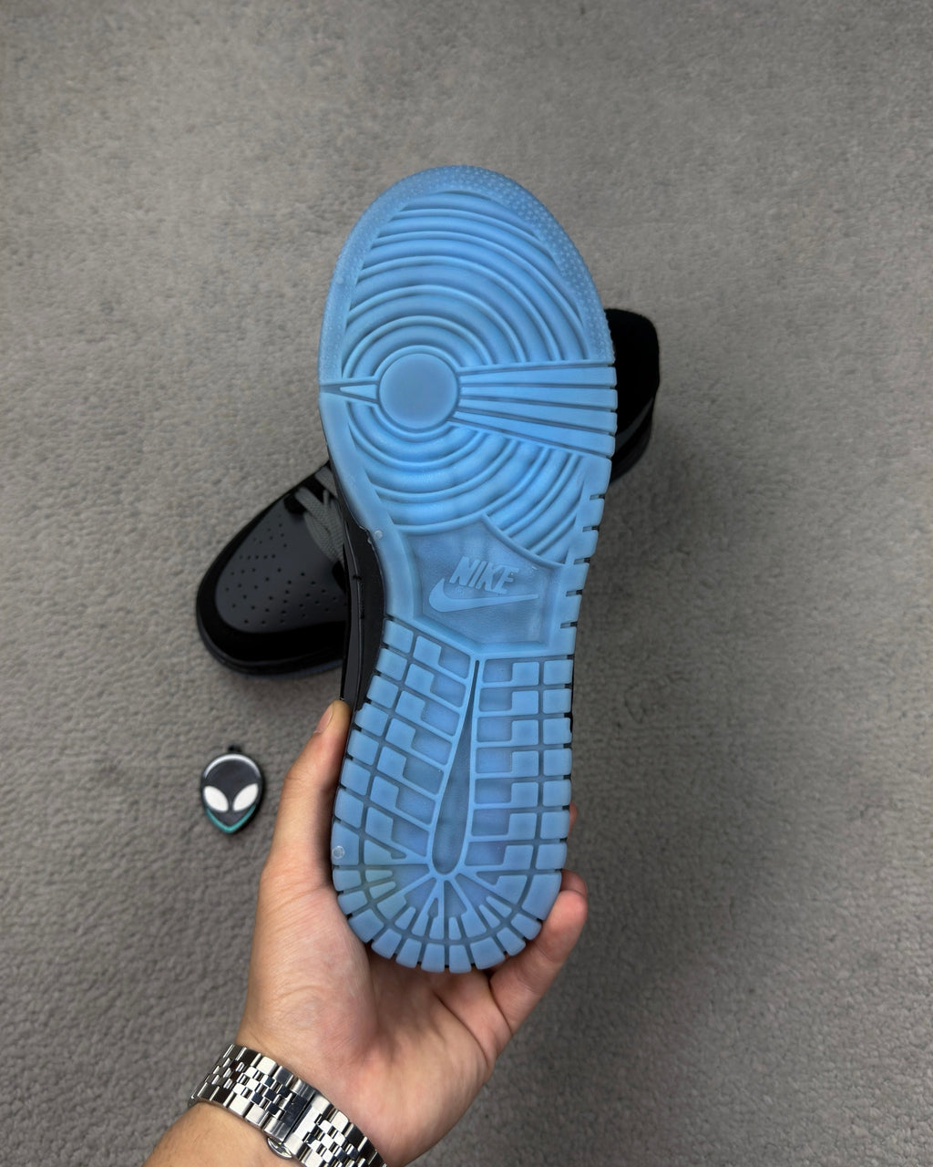 TÊNIS NK DUNK ALL BLACK/BLUE