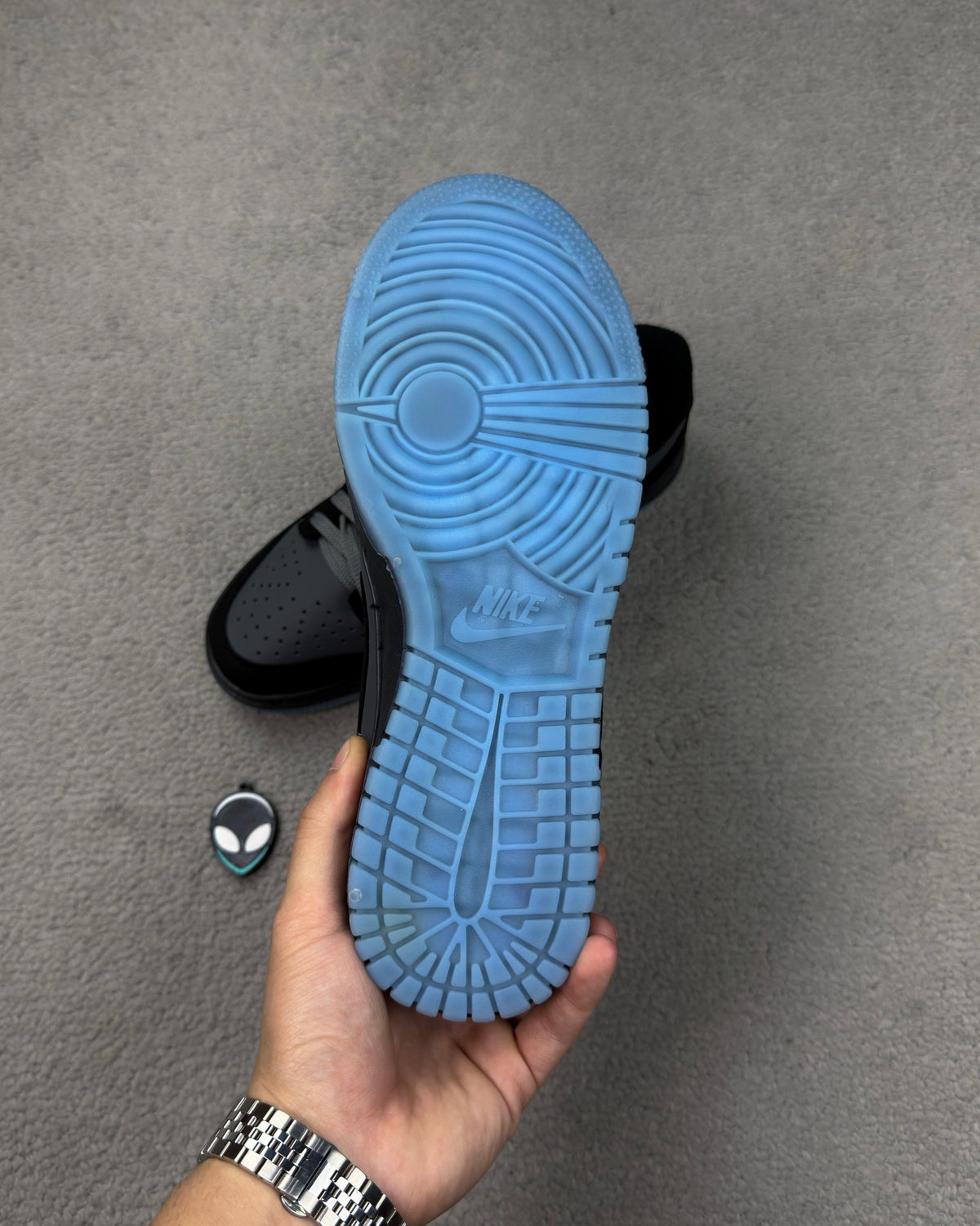 TÊNIS NK DUNK ALL BLACK/BLUE
