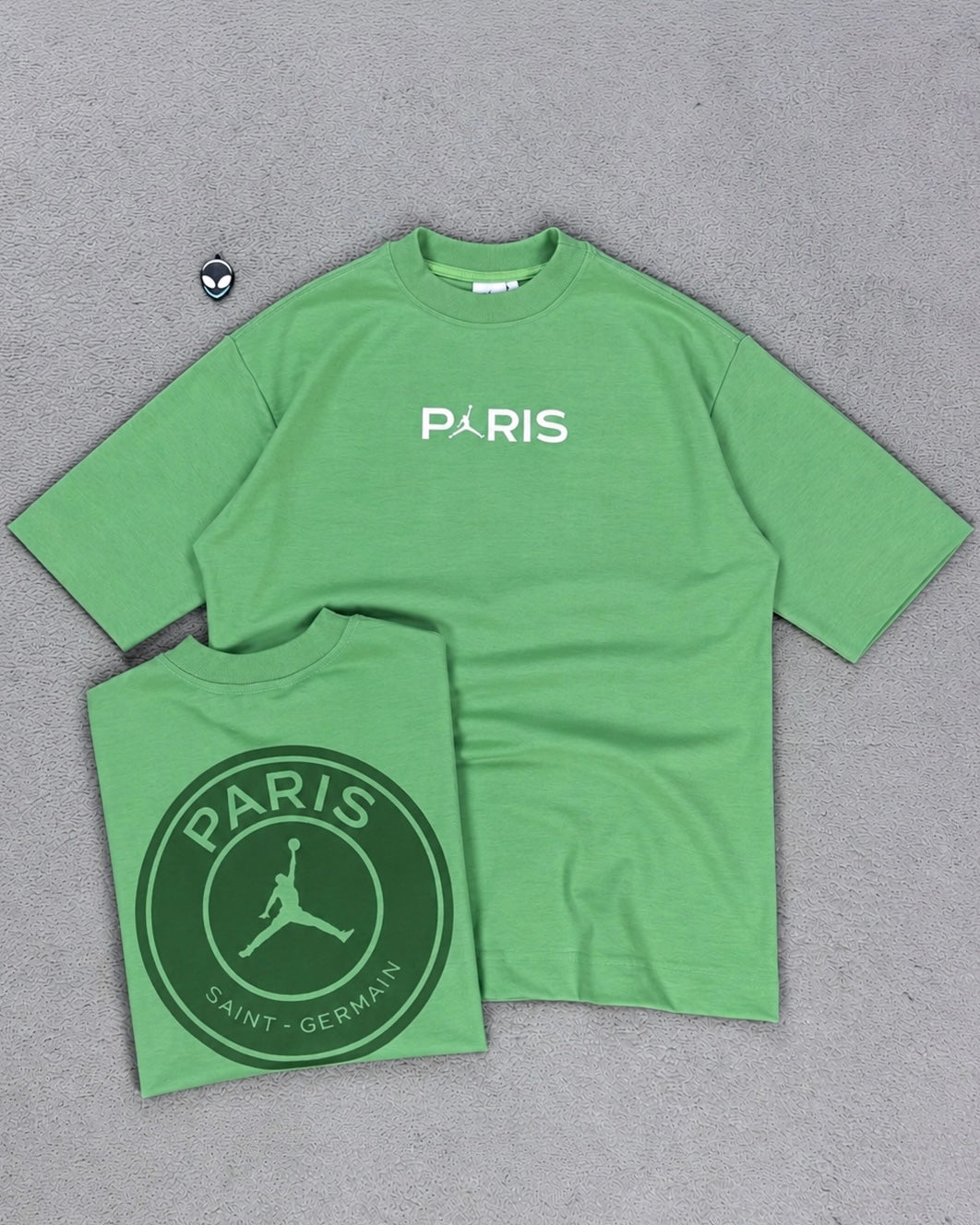 CAMISETA OVERSIZED PARIS VERDE
