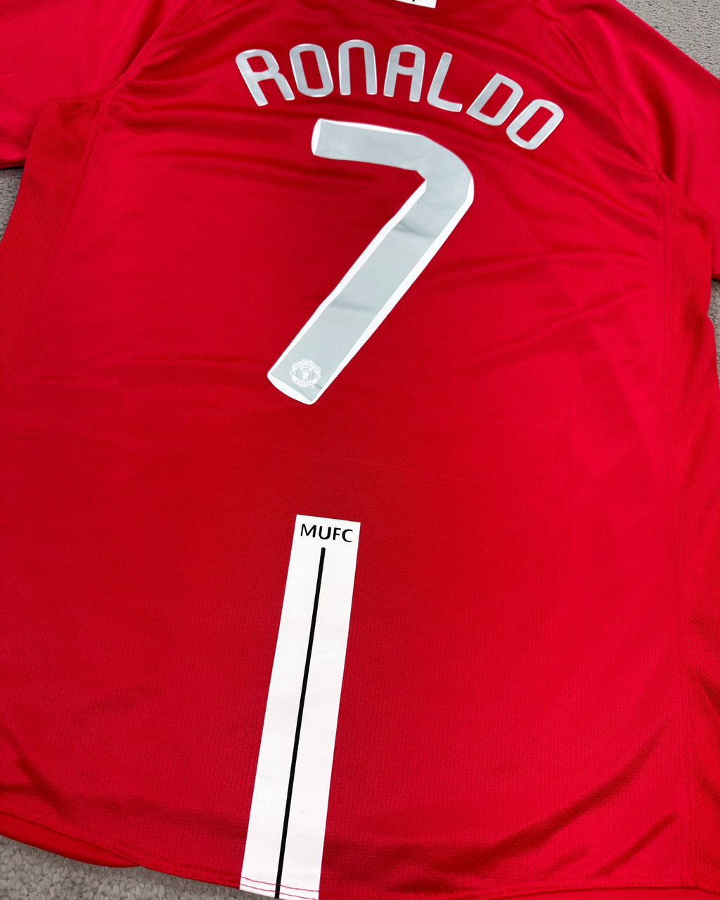 CAMISETA RETRÔ MANCHESTER UNITED CR7 2008