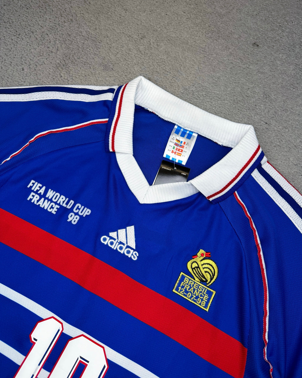 CAMISETA FRANÇA 98 ZIDANE
