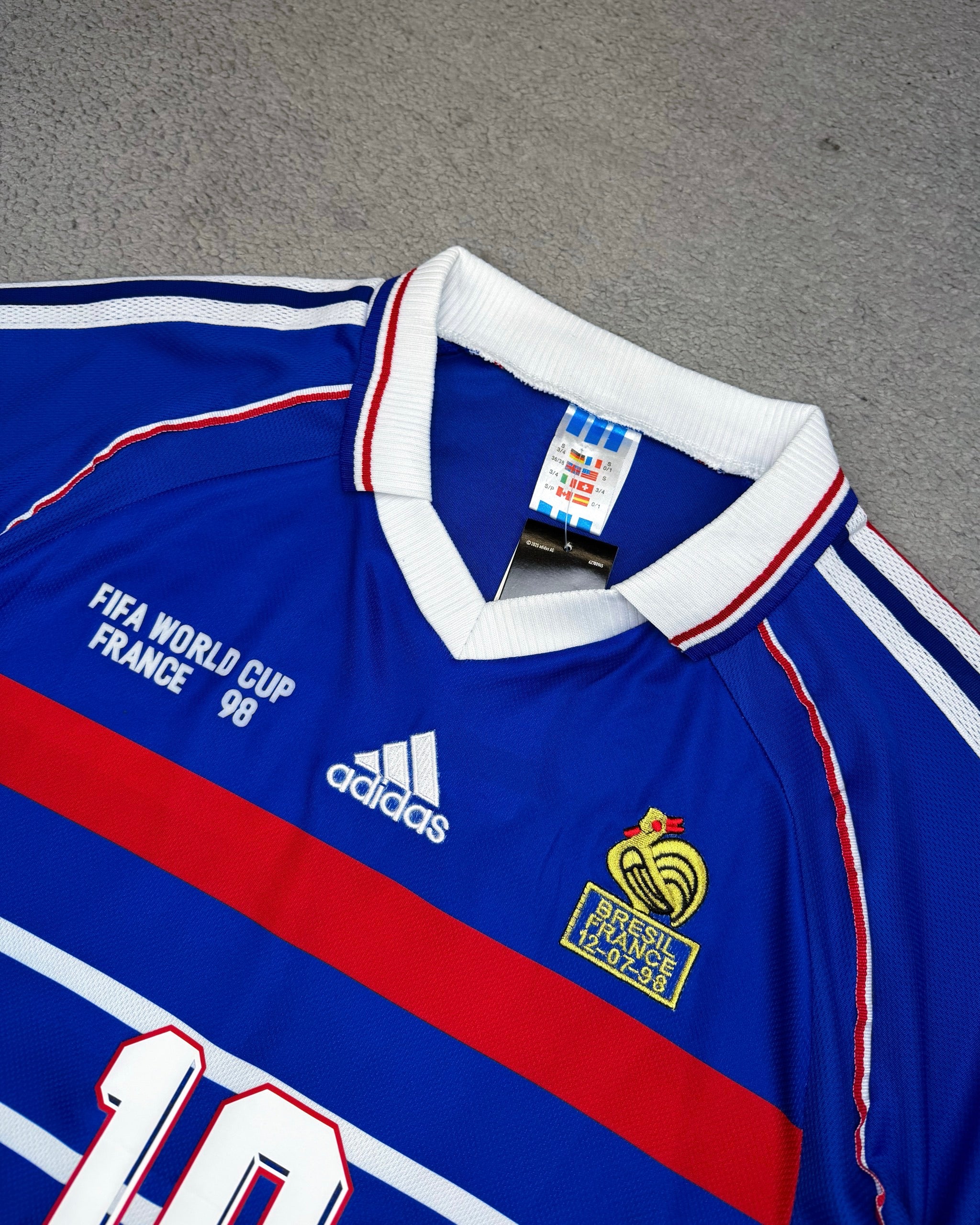 CAMISETA FRANÇA 98 ZIDANE
