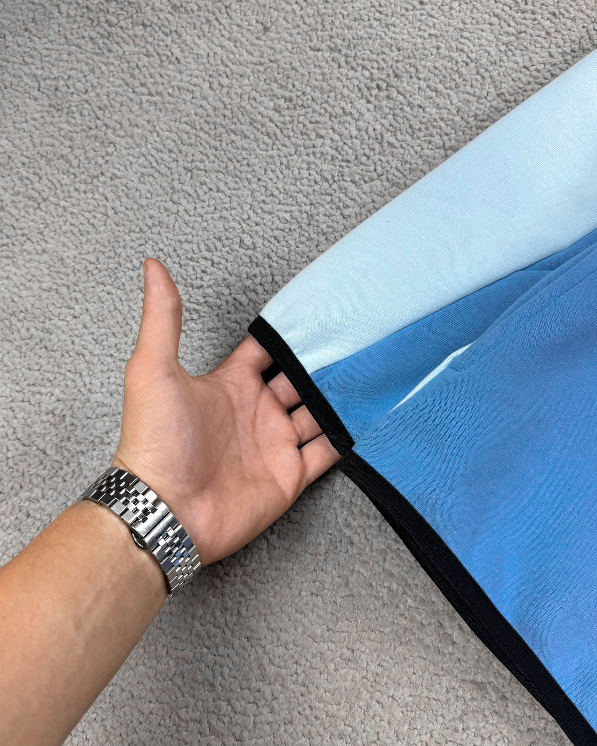 CONJUNTO NK TECH FLEECE LIGHT BLUE