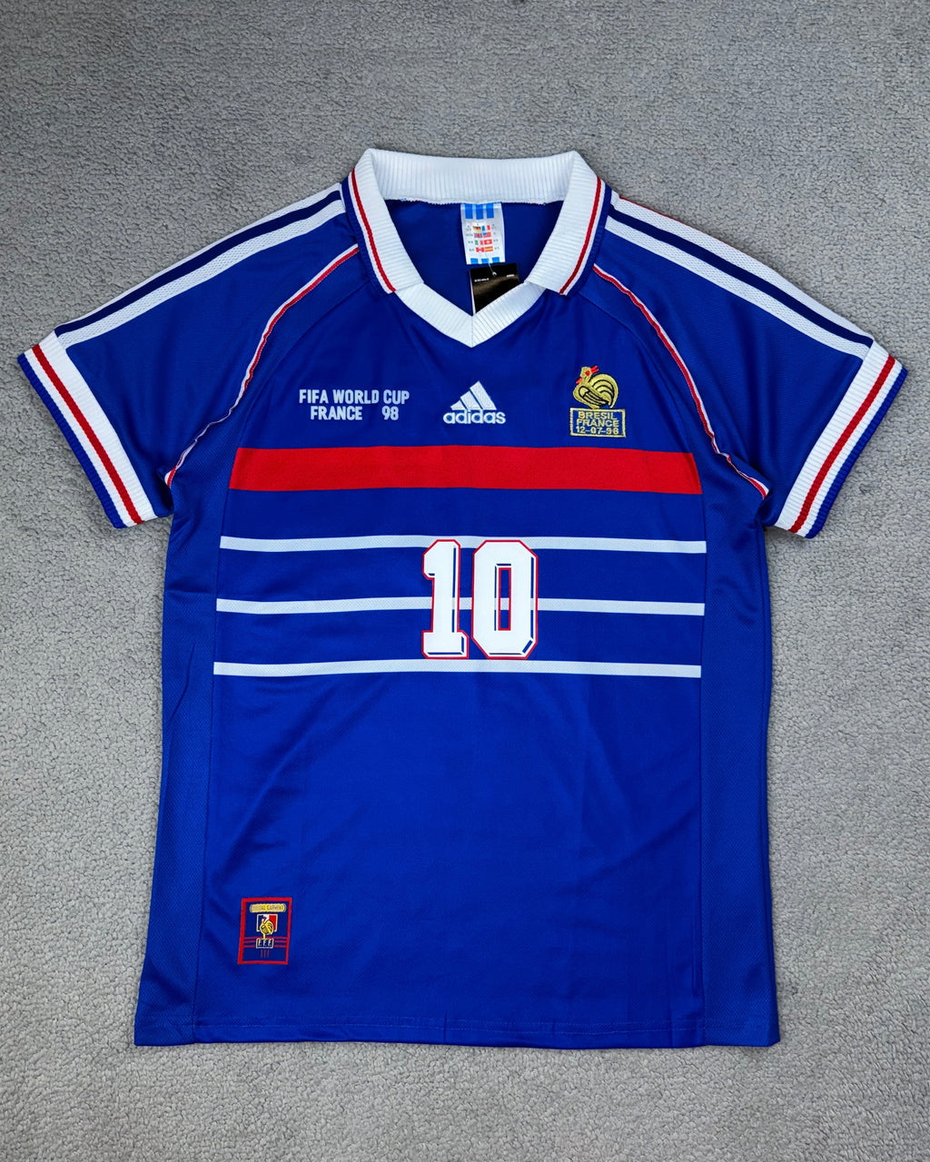 CAMISETA FRANÇA 98 ZIDANE