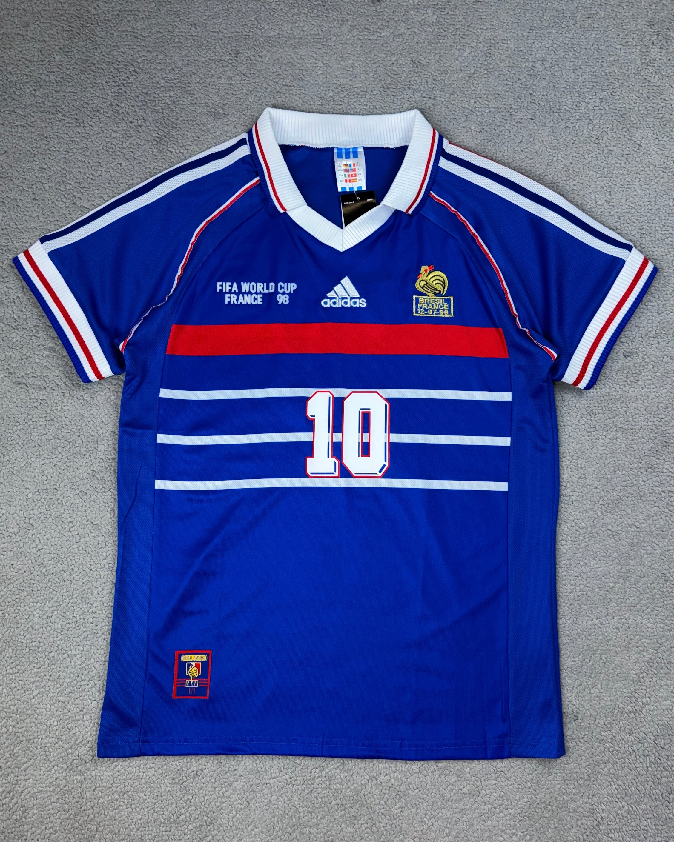 CAMISETA FRANÇA 98 ZIDANE