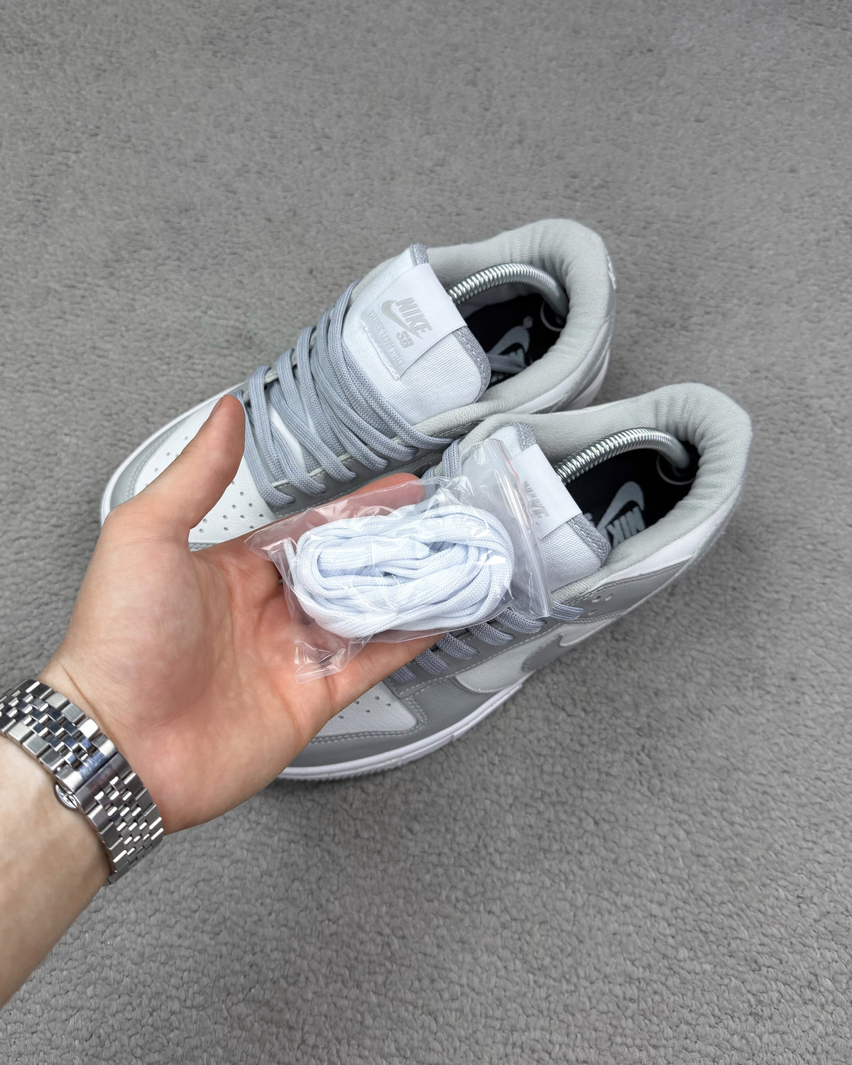 TÊNIS NK DUNK GREY FOG