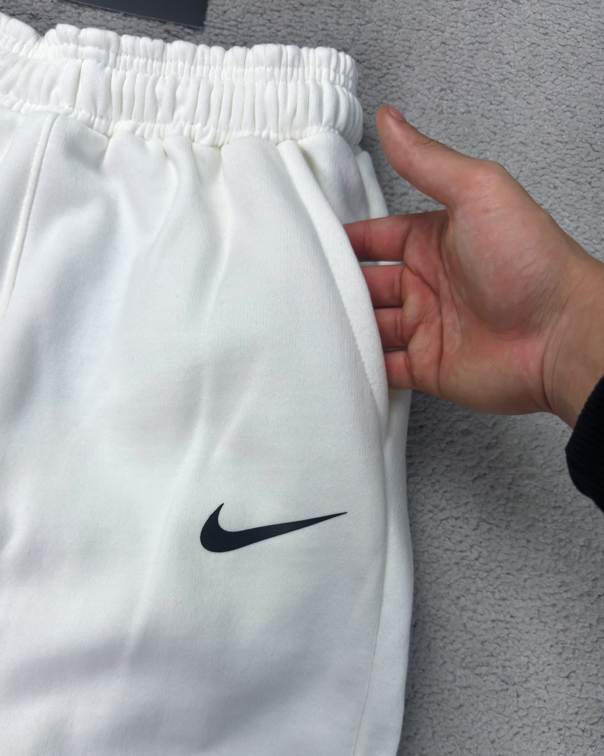 CALÇA MOLETOM NK ICON EMBORRACHADA
