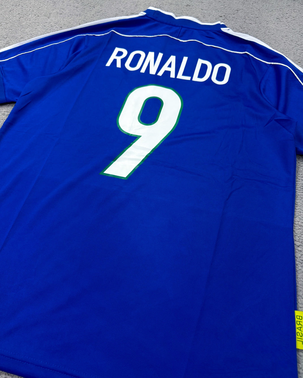 CAMISETA RETRÔ BRASIL RONALDO 98