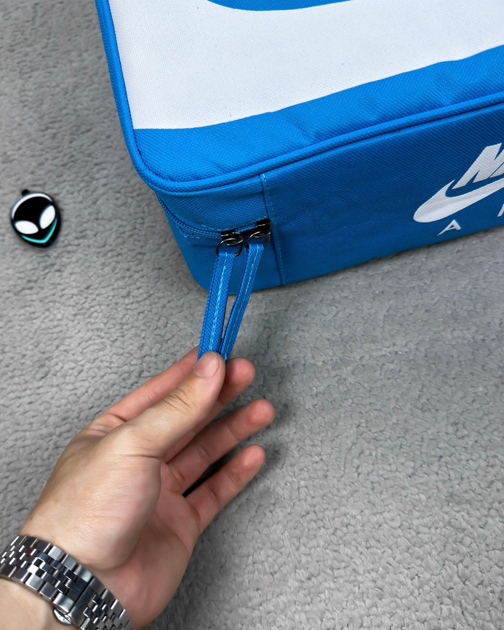 BOLSA PORTA CHUTEIRA/TÊNIS NK AZUL